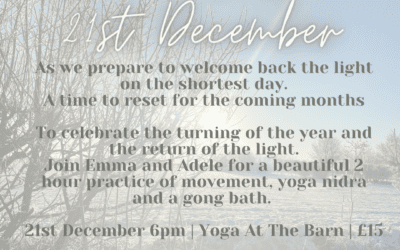 Reset Yoga for the Winter Solstice with Sound Bath
